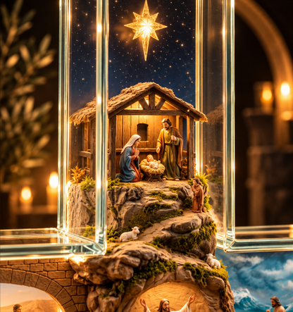 LumiFaith — LED Biblical Crystal Cross